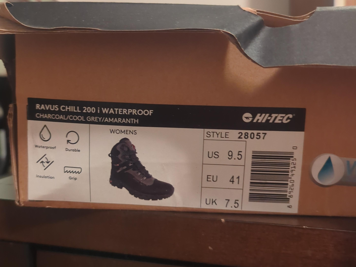 Hi-Tec Ravus Chill 200i Waterproof Boots - Women's US 9.5 thumbnail