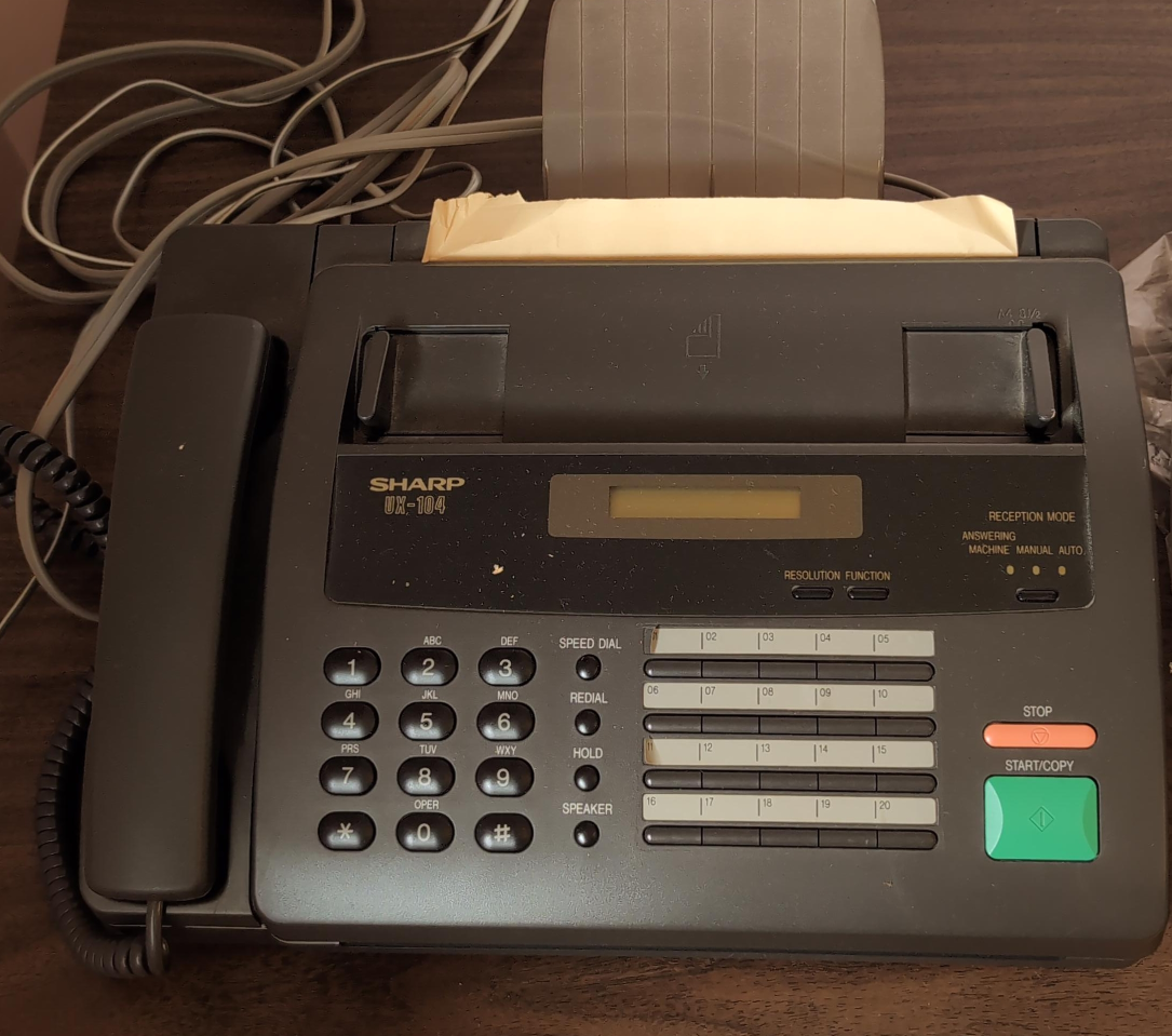 Sharp UX-104 Fax Machine image indicator(1)