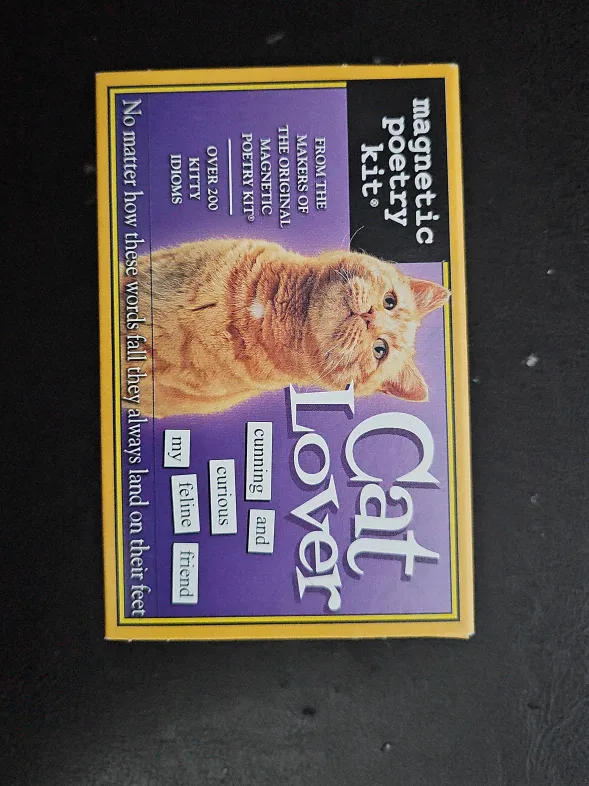 Magnetic Poetry Kit Cat Lover