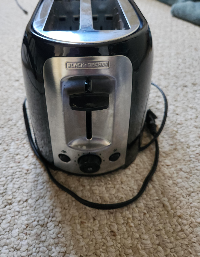 Black+Decker Toaster - Black/Silver