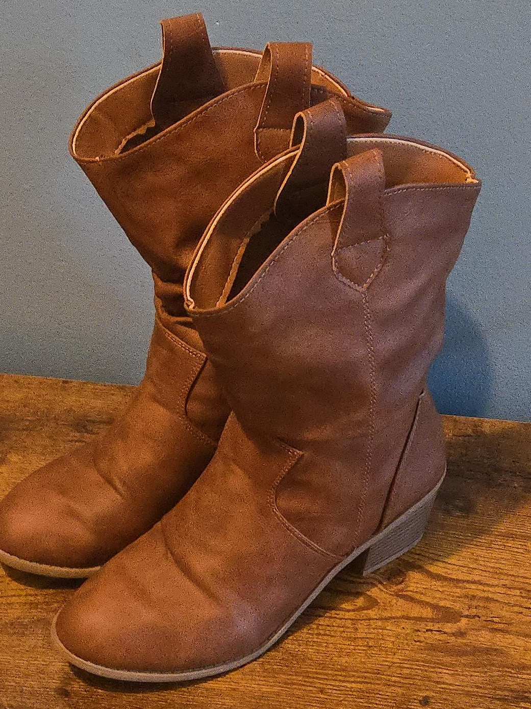 Brown Ankle Boots - Size 8 thumbnail