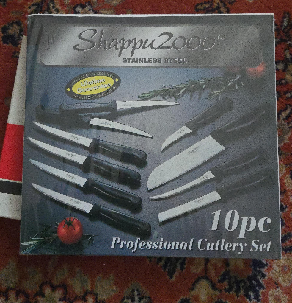 Shappu2000 10pc Professional Cutlery Set thumbnail