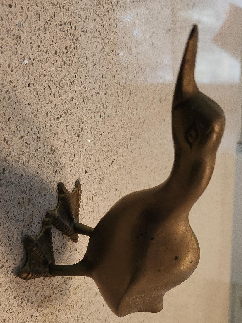 Vintage Brass Duck Figurine thumbnail