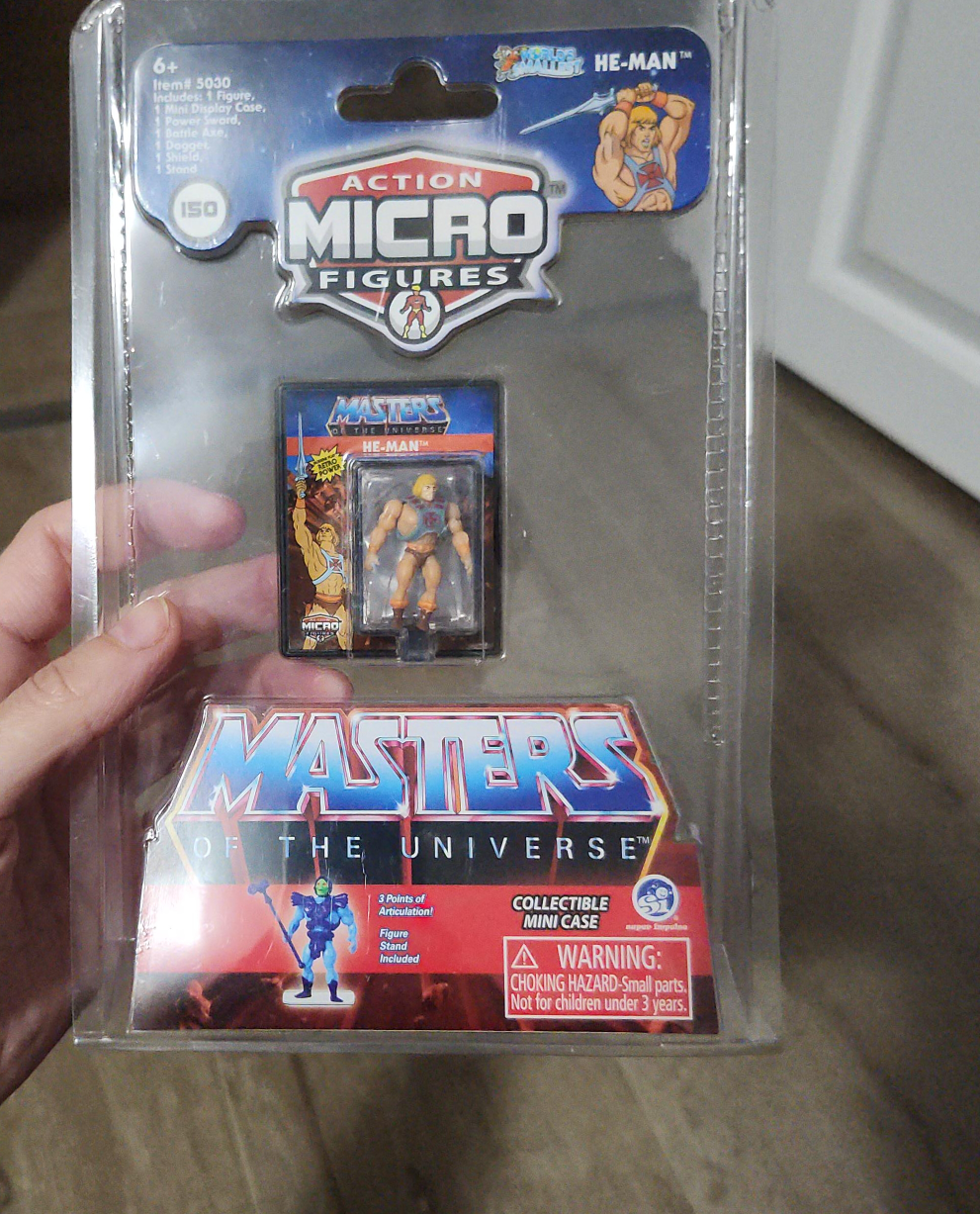 $15 micro  figures He man