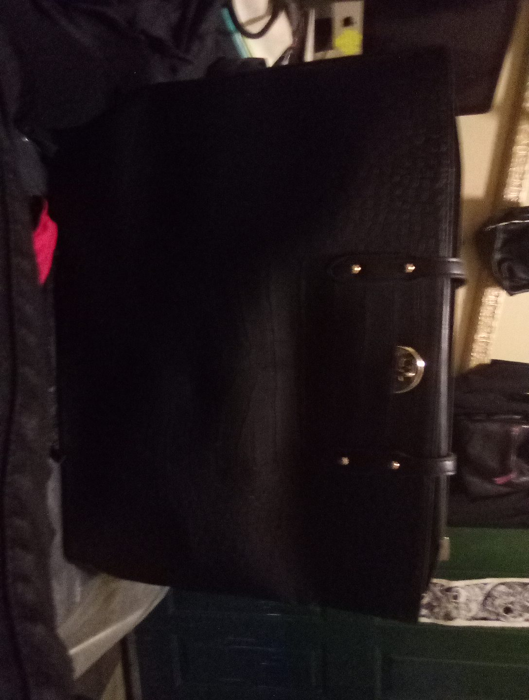 Black Leather Briefcase image indicator(1)