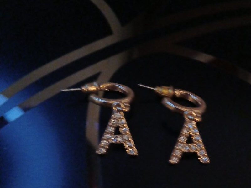 Letter A Earrings thumbnail