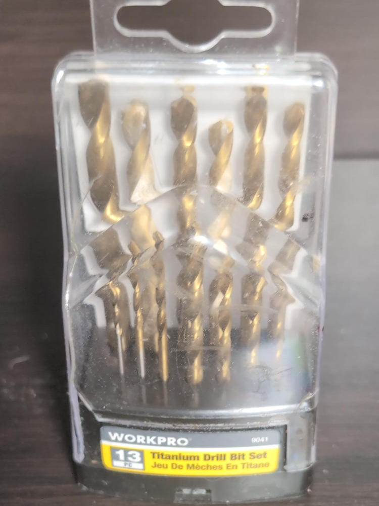 WORKPRO 13 pc Titanium Drill Bit Set - New thumbnail