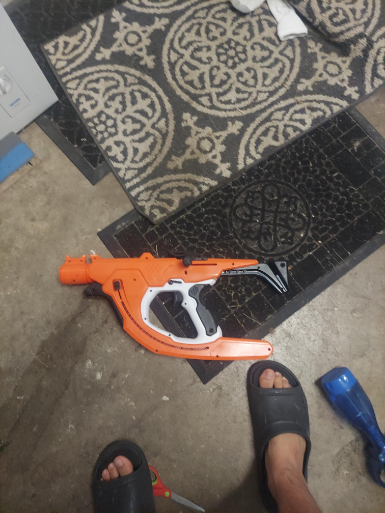 Nerf Hyper Mach-100 Blaster - Orange/White thumbnail