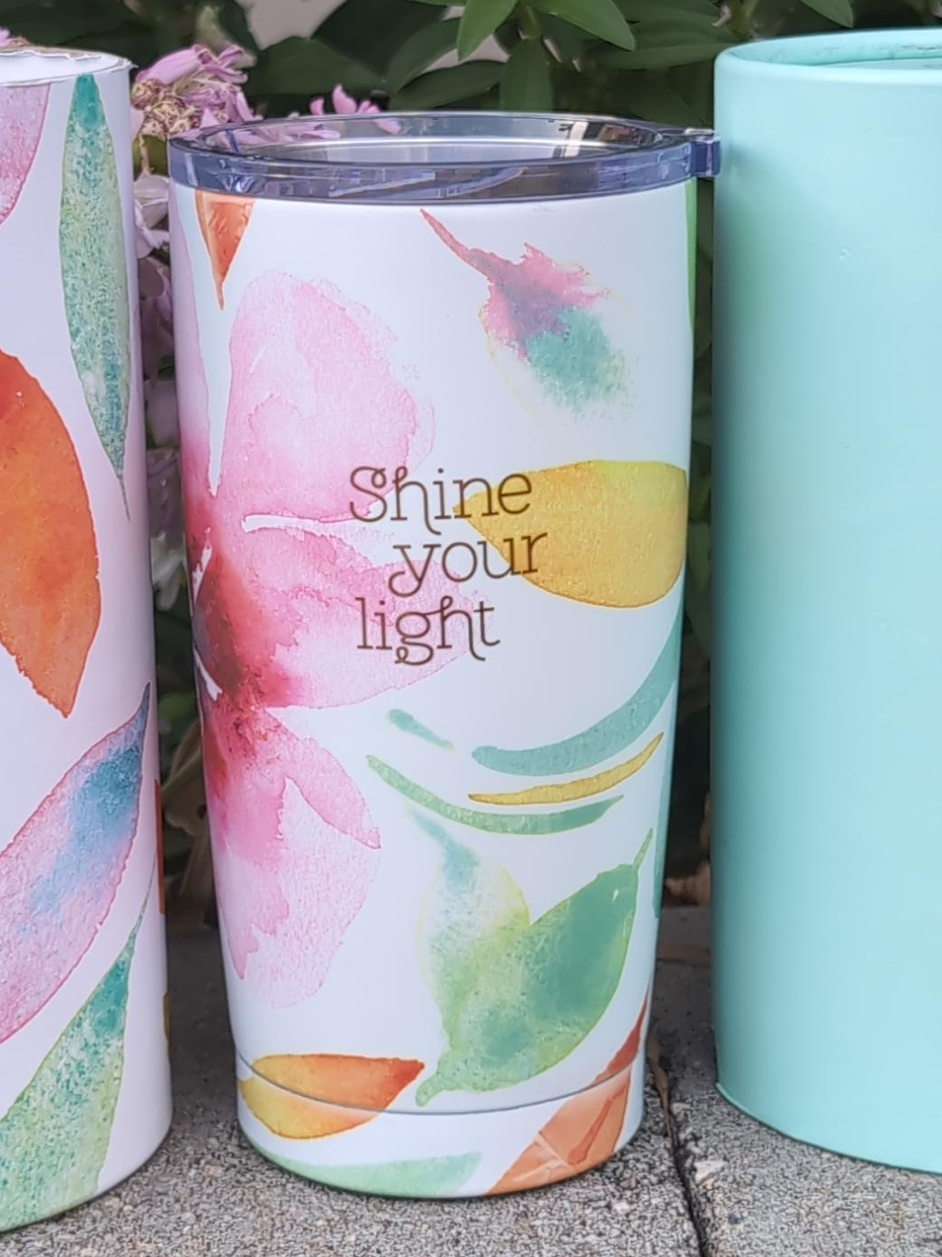 Floral Tumbler - Shine Your Light thumbnail