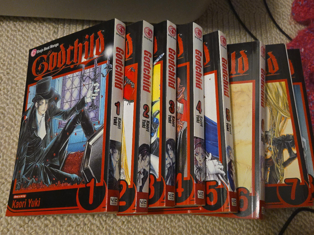 Godchild Manga Series by Kaori Yuki, Volumes 1-8 thumbnail