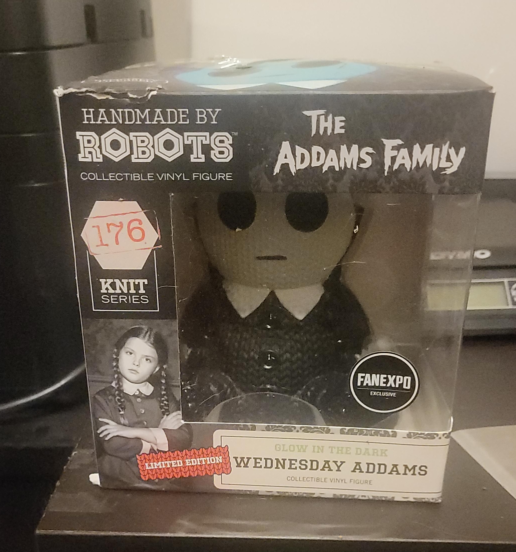 Handmade by Robots Wednesday Addams Vinyl Figure thumbnail