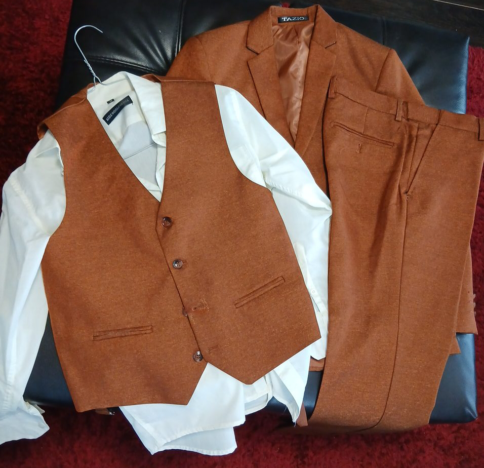 Tazio Suit Set - Blazer, shirt, Pants & Vest thumbnail