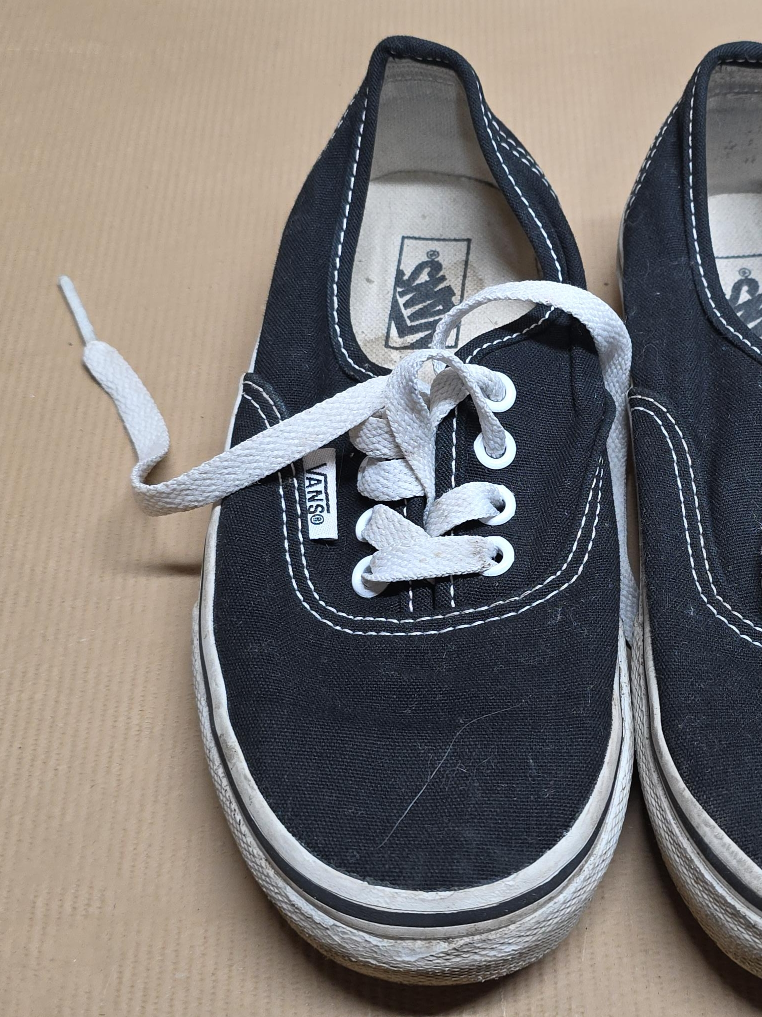 Vans Authentic Black Sneakers - Size US 1 thumbnail