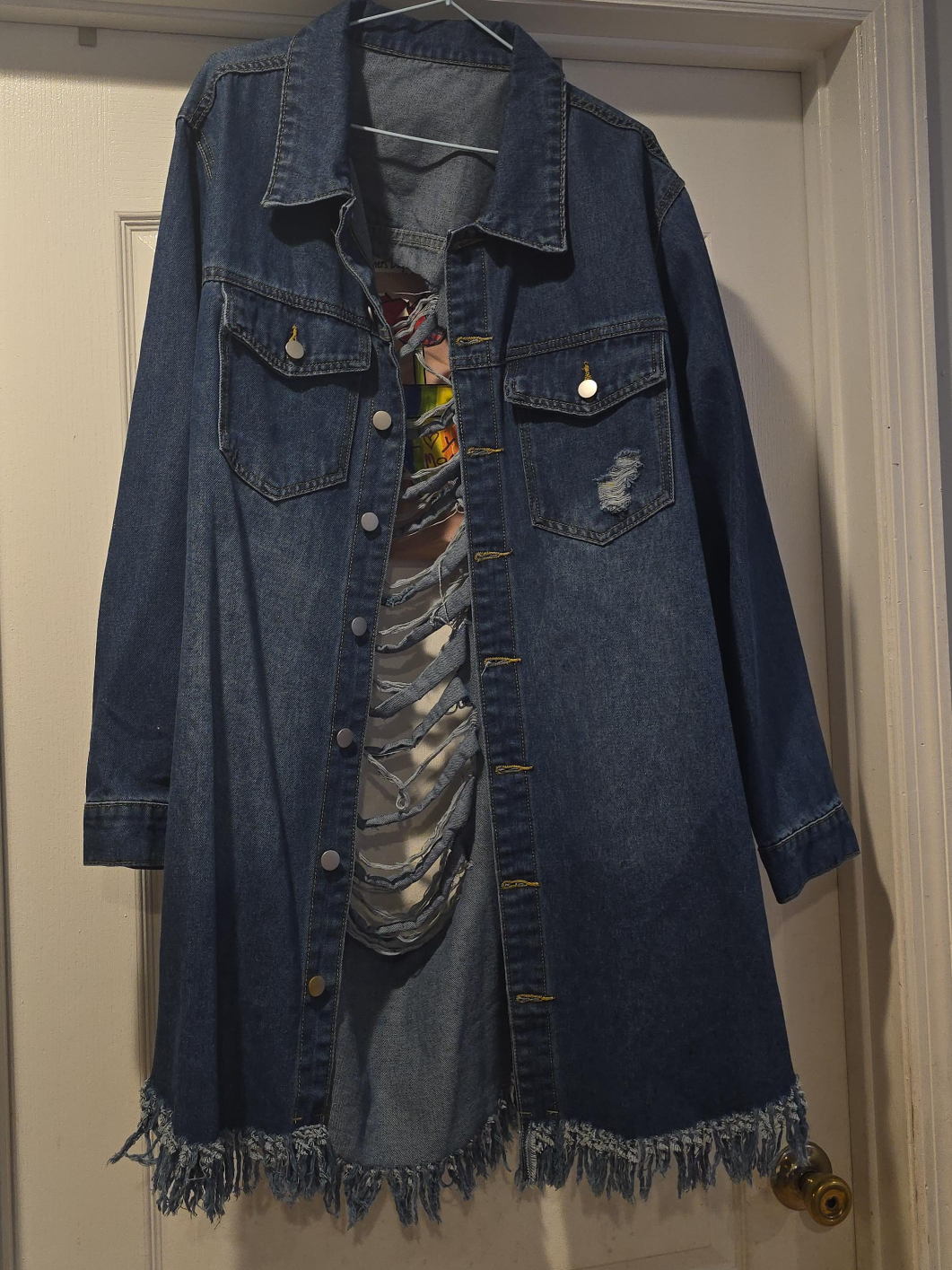 Denim Jean Jacket Dress thumbnail