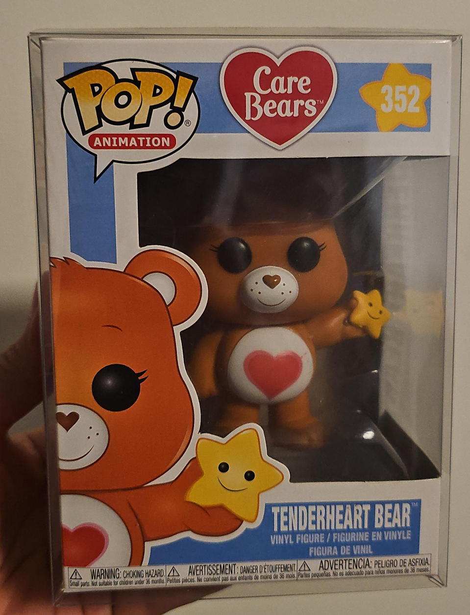 Funko Pop! Animation Care Bears Tenderheart Bear #352 thumbnail