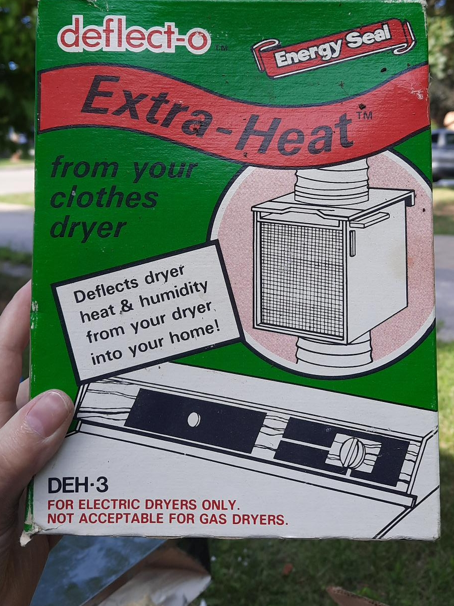 Deflect-O Extra-Heat Clothes Dryer Vent thumbnail