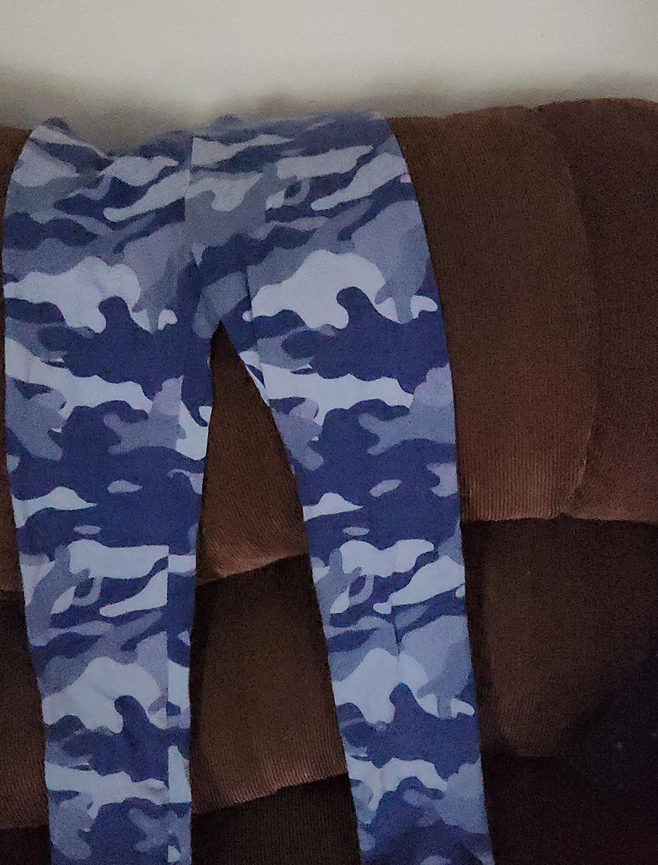 Blue Camo Leggings thumbnail