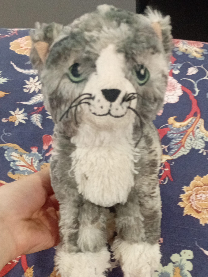 Ikea Plush Tabby Cat thumbnail