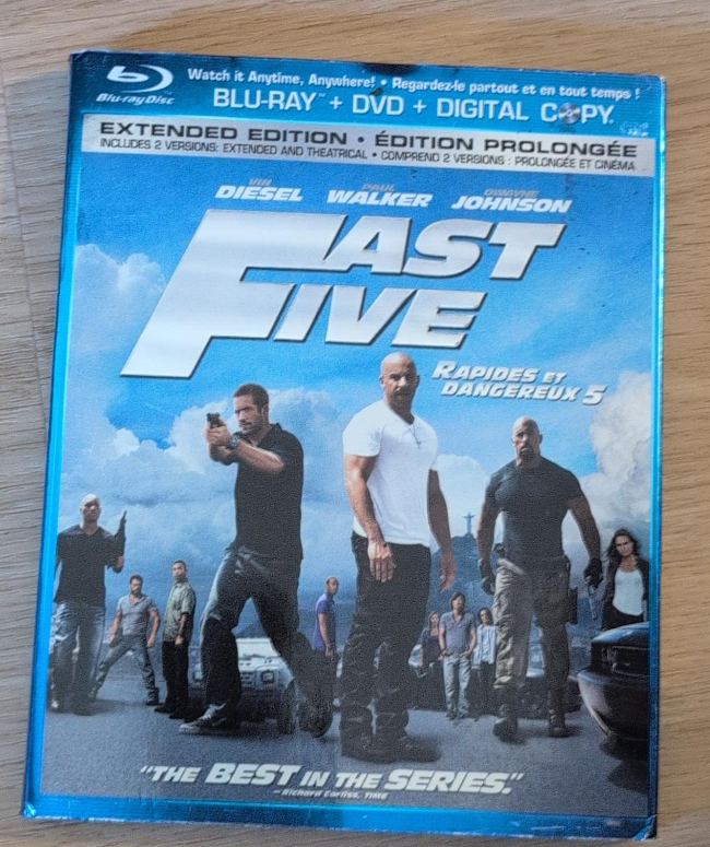 Fast Five (Blu-Ray + DVD + Digital Copy) thumbnail