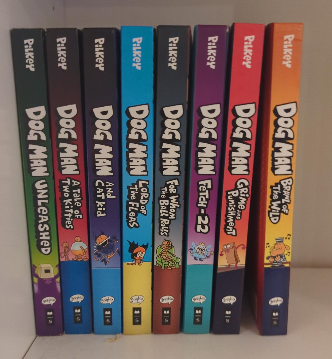 Dog Man Book Series by Dav Pilkey (7 Books)