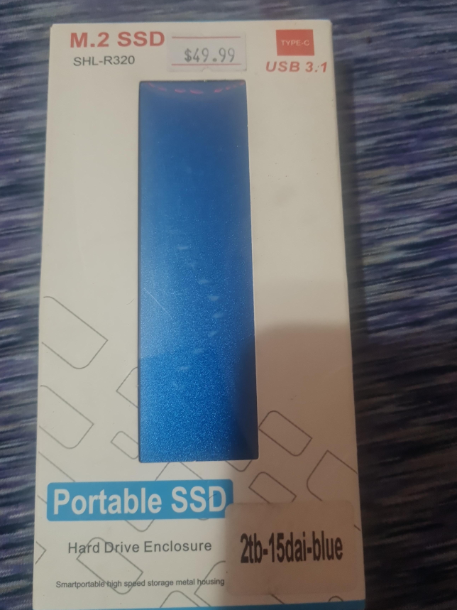 SHL-R320 Portable SSD - Blue thumbnail