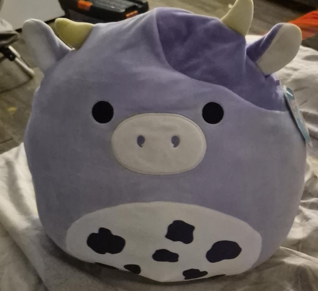 Squishmallows Bubba The Cow Plush thumbnail