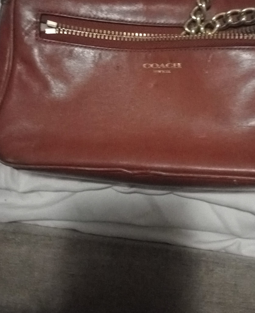 Coach Brown Leather Crossbody Bag thumbnail