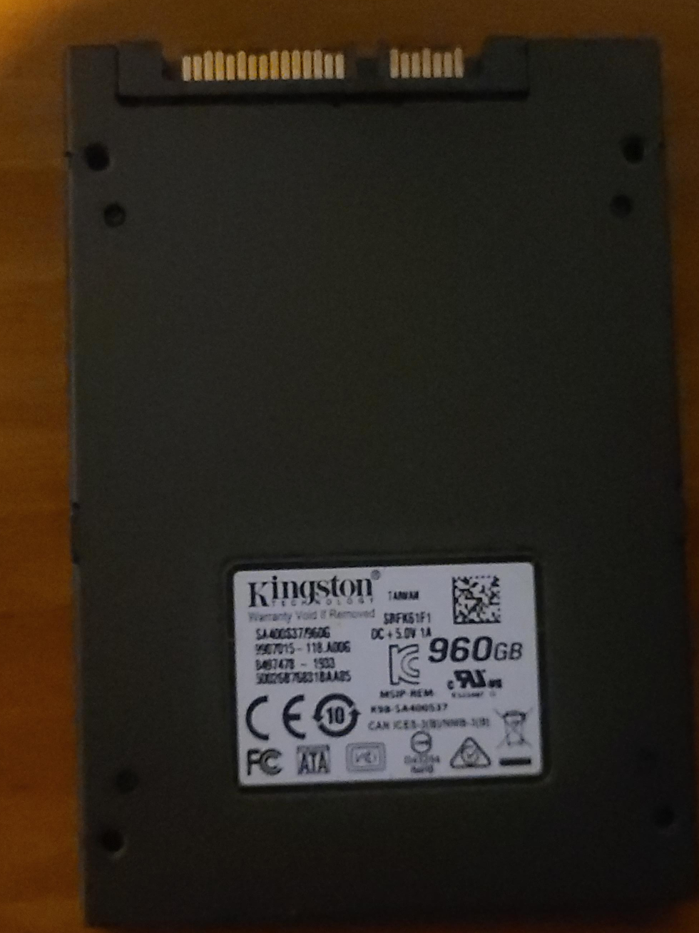 Kingston 960GB SSD - Solid State Drive thumbnail