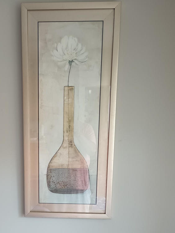 Framed Wall Art Floral Vase Print