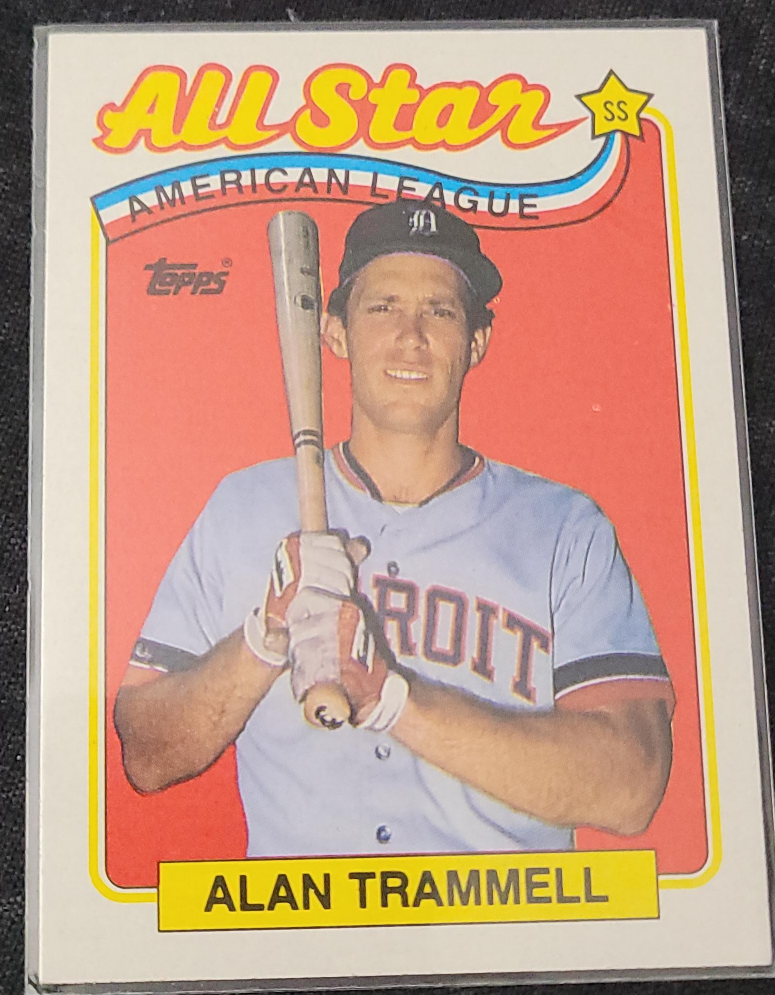 Alan Trammell Topps All Star Baseball Card thumbnail