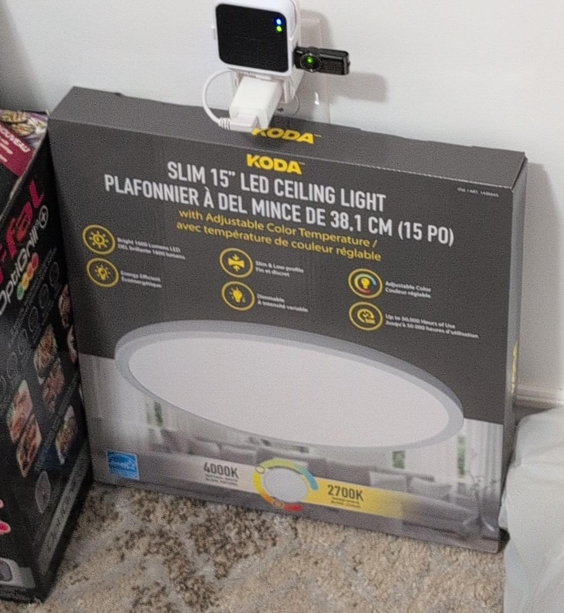 KODA Slim 15" LED Ceiling Light - Adjustable Colour