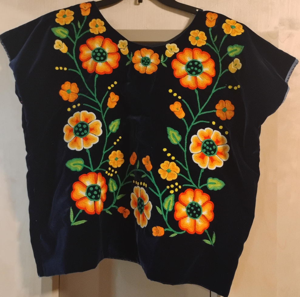Embroidered Floral Blouse