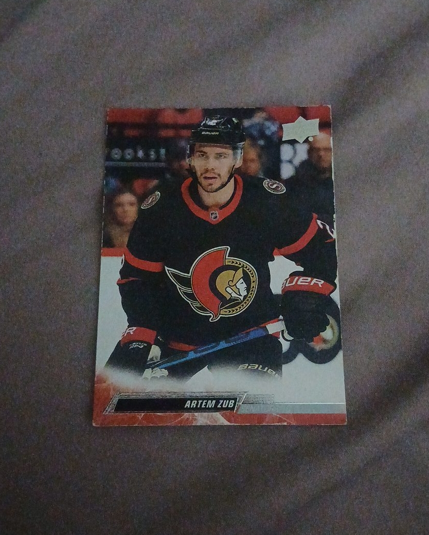 Artem Zub Upper Deck Hockey Card thumbnail