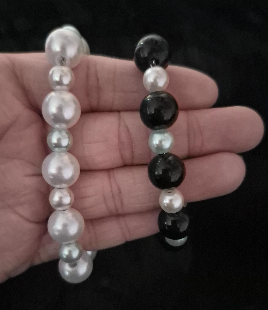 Pearl Bead Bracelets (Set of 2) thumbnail