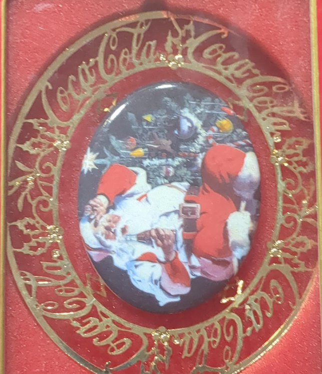 Coca-Cola Santa Christmas Ornament thumbnail
