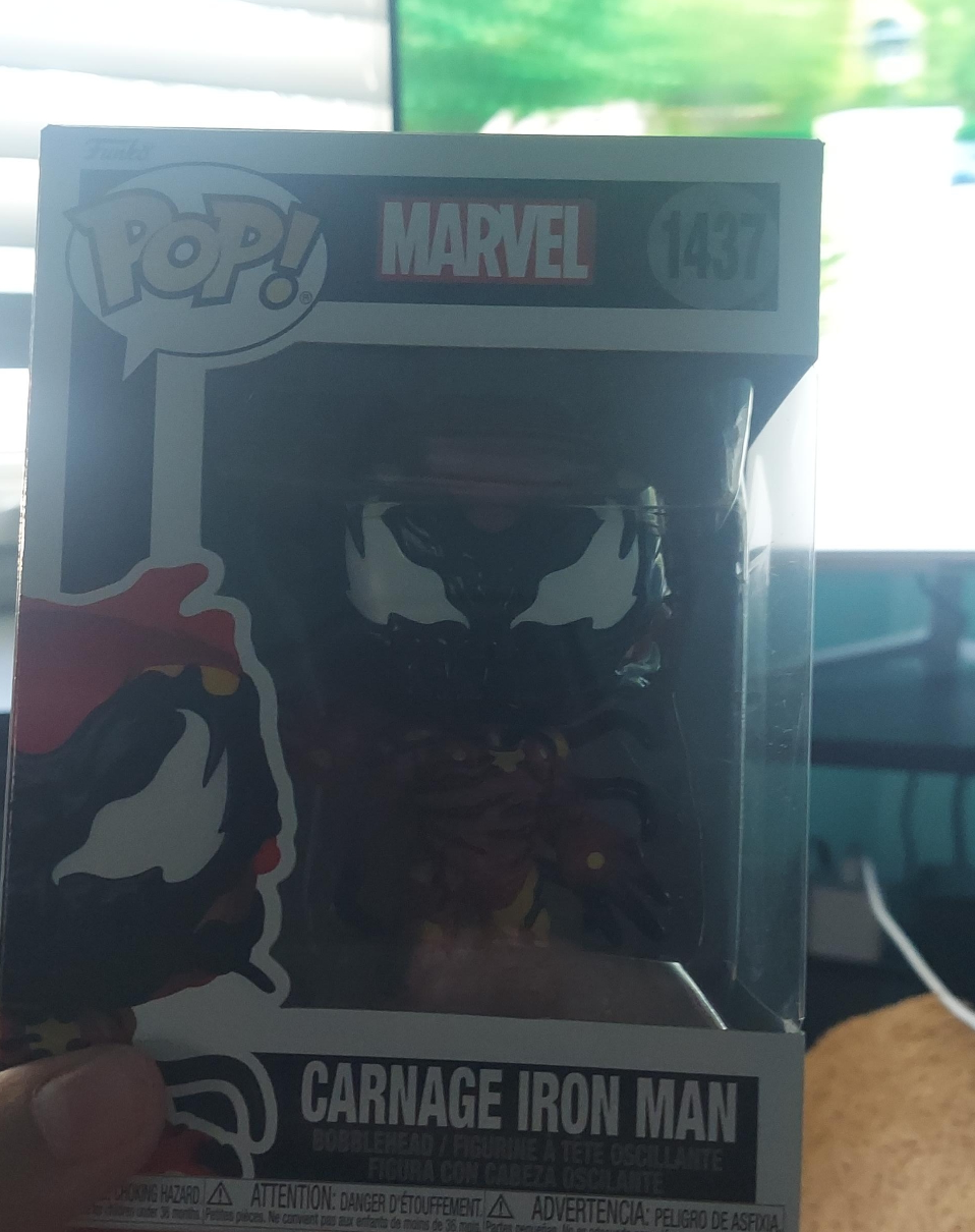 Funko Pop! Marvel 1437 Carnage Iron Man thumbnail
