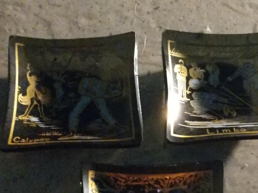 Vintage Calypso & Limbo Trinket Dishes image indicator(1)