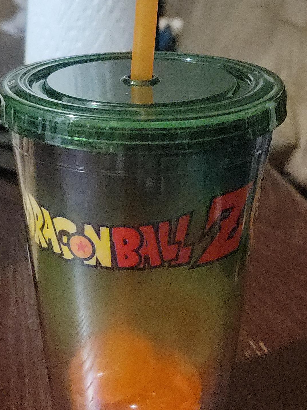 Dragon Ball Z Cup with Ice Cubes and Straw image indicator(1)