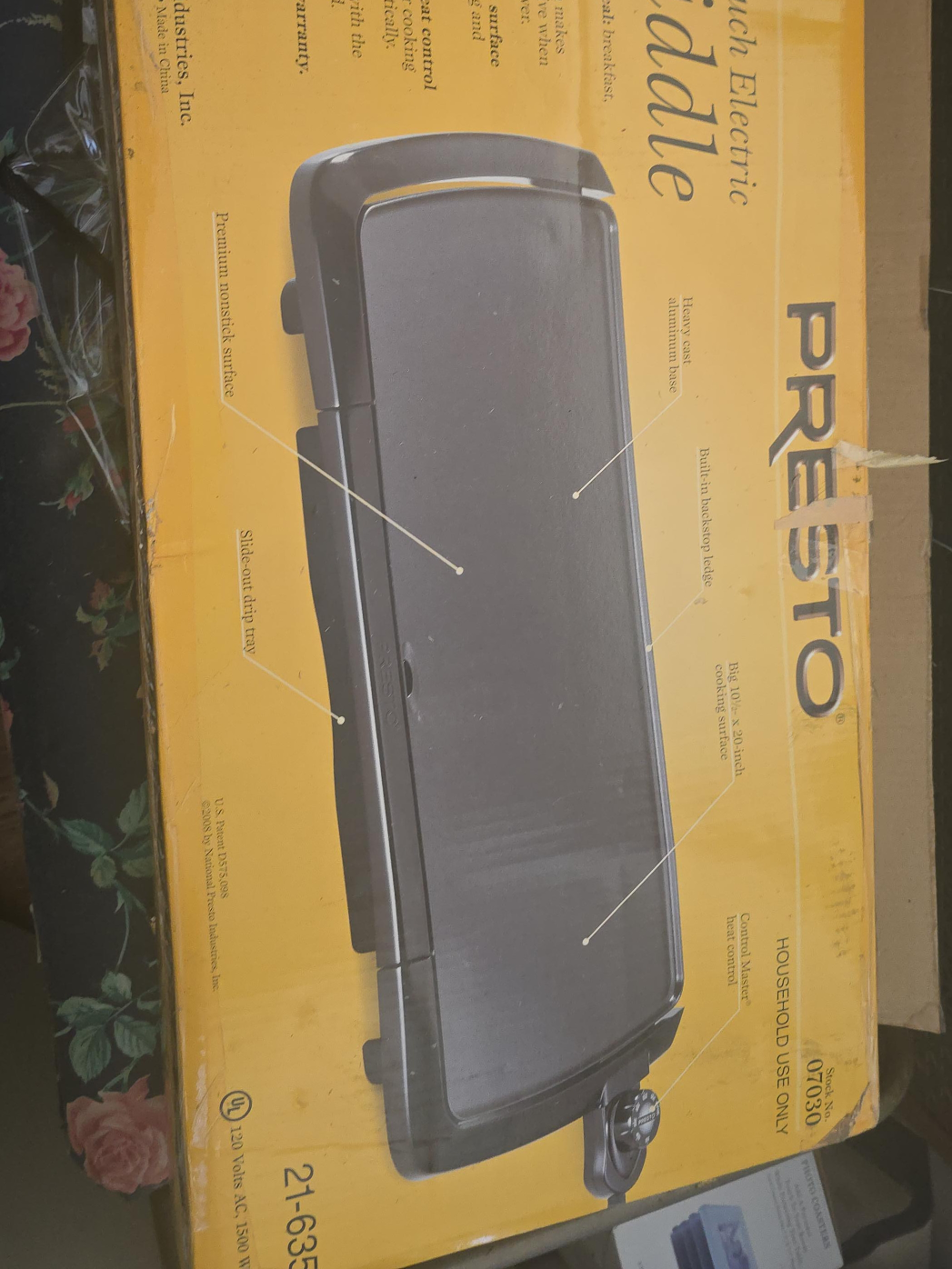 Presto Electric Griddle thumbnail