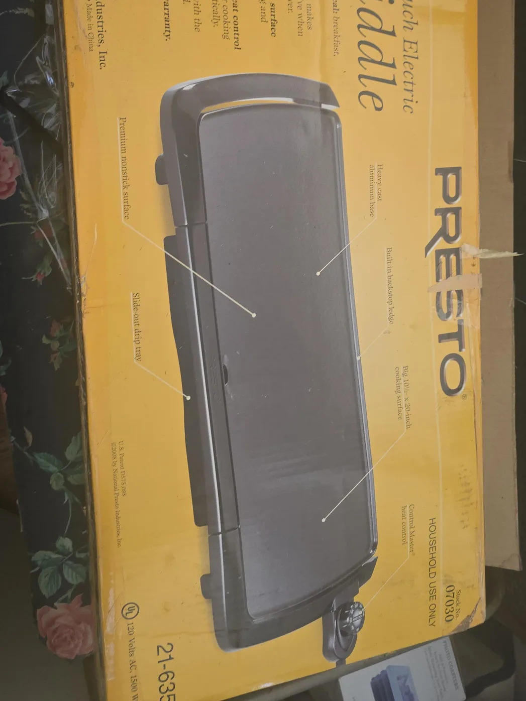 Presto Electric Griddle