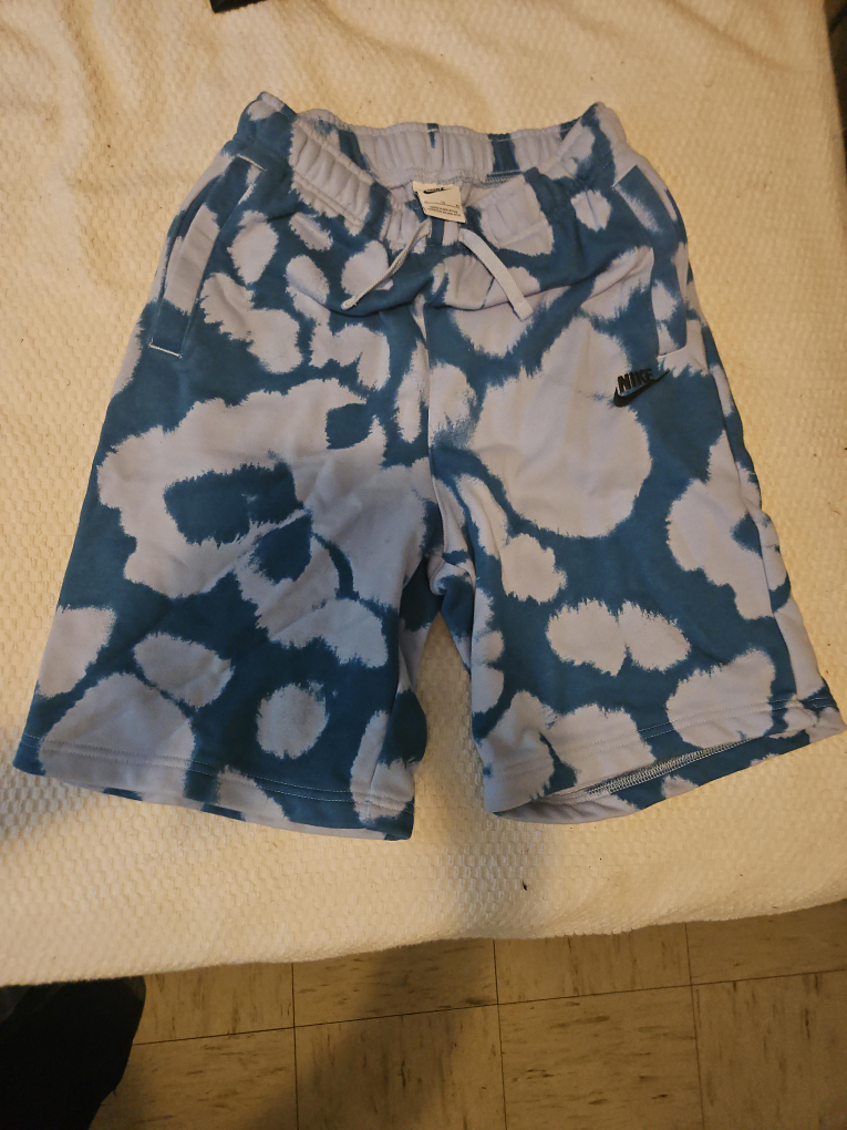 Nike Blue Patterned Shorts thumbnail