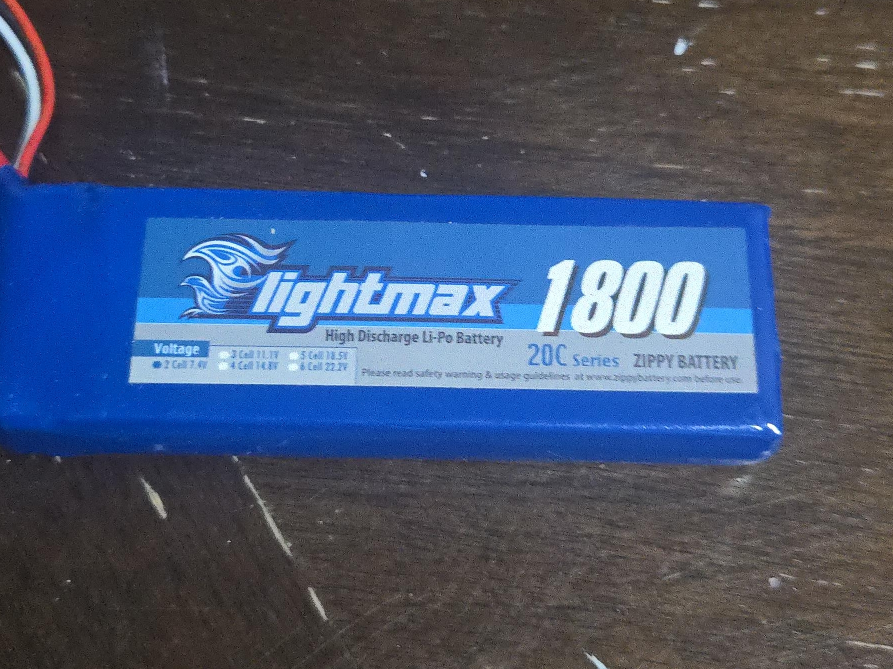 Lightmax 1800 20C Series Zippy Battery thumbnail