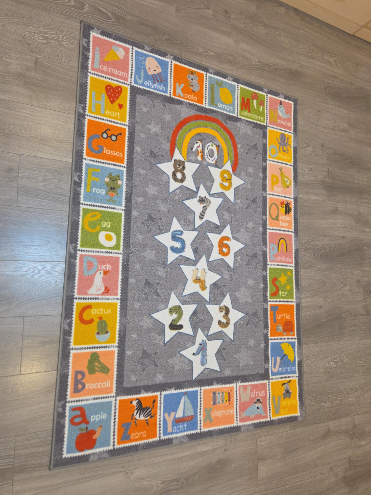 ABC Numbers Kids Rug thumbnail