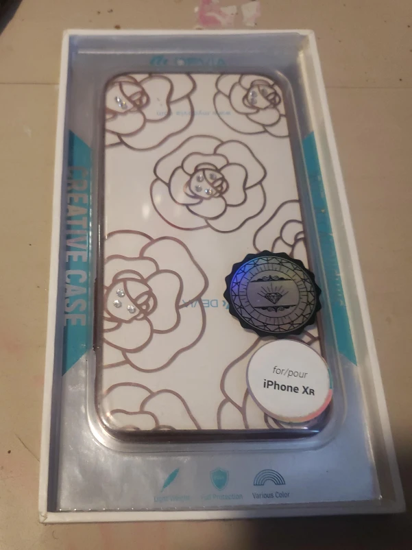 New Devia Camellia Crystal Series iPhone XR Case