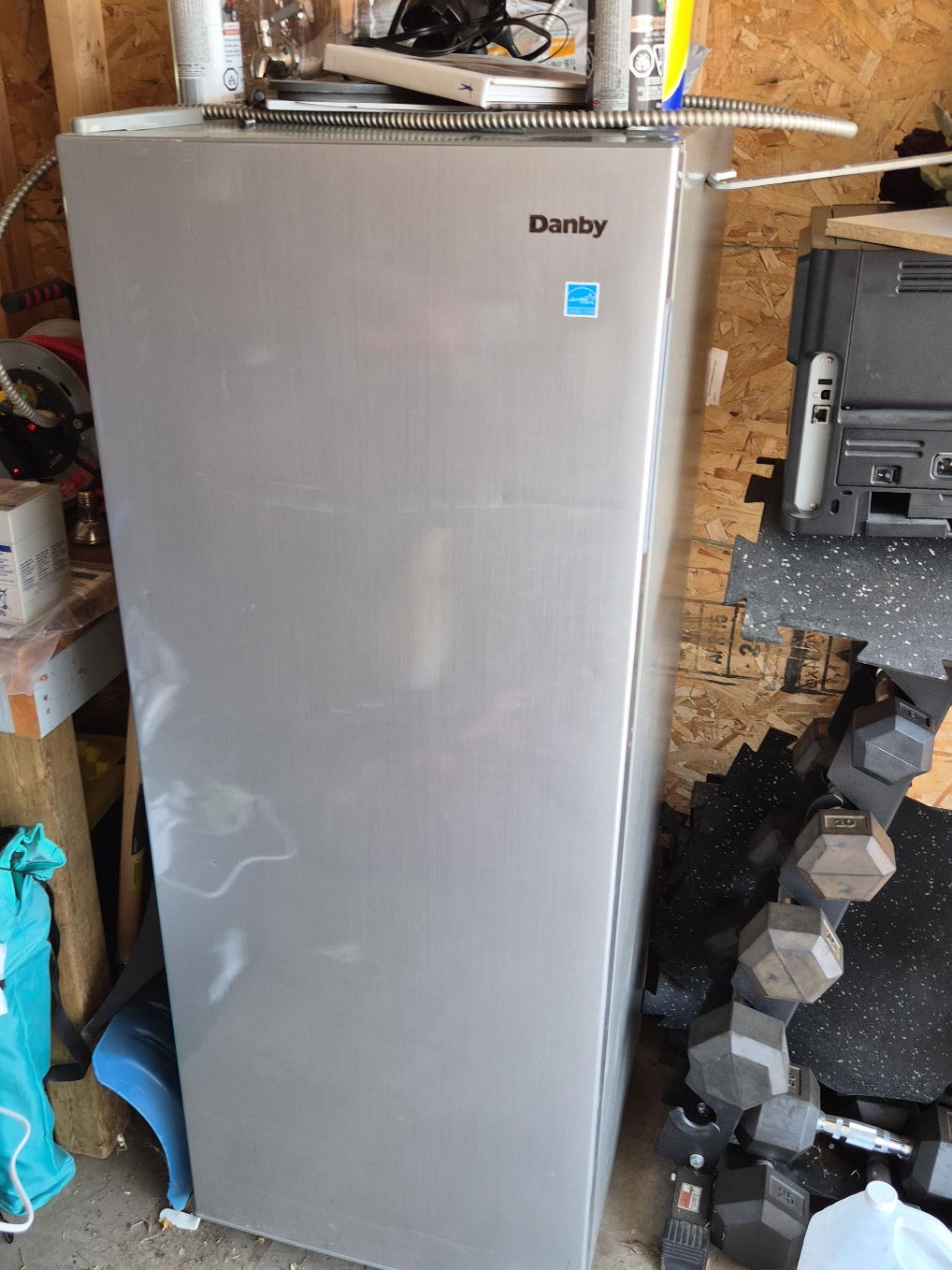 Danby Upright Freezer - Silver