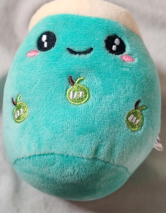 Cute Plush Toy with Apple Design thumbnail
