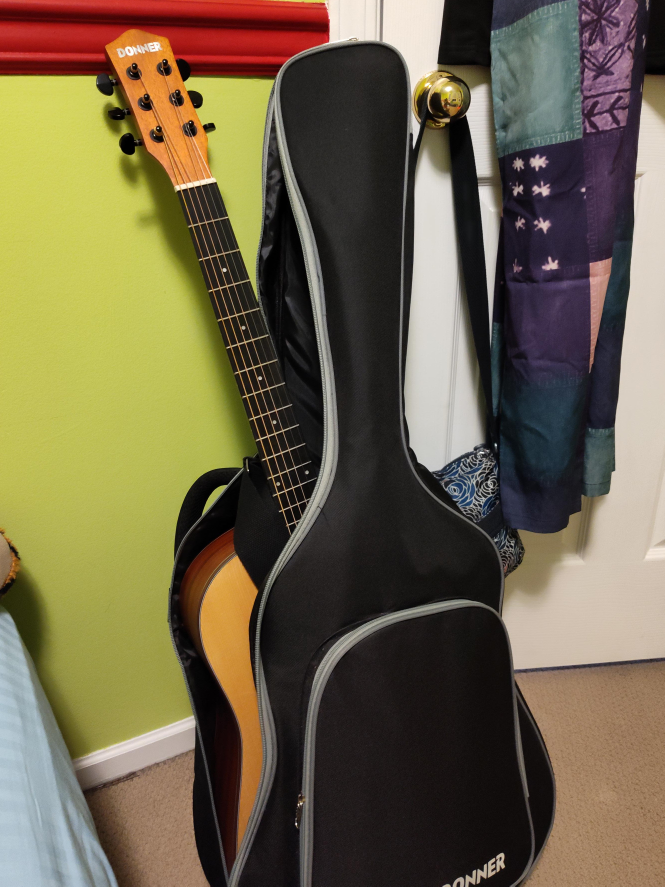 Donner Acoustic Guitar with Case thumbnail