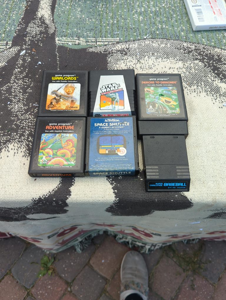 Atari Game Cartridges: Warlords, Star Wars, Adventure & More!