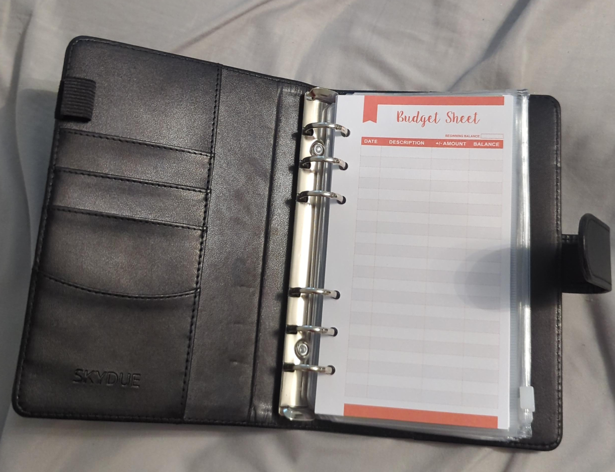 Skydue Budget Binder Organizer - Black thumbnail