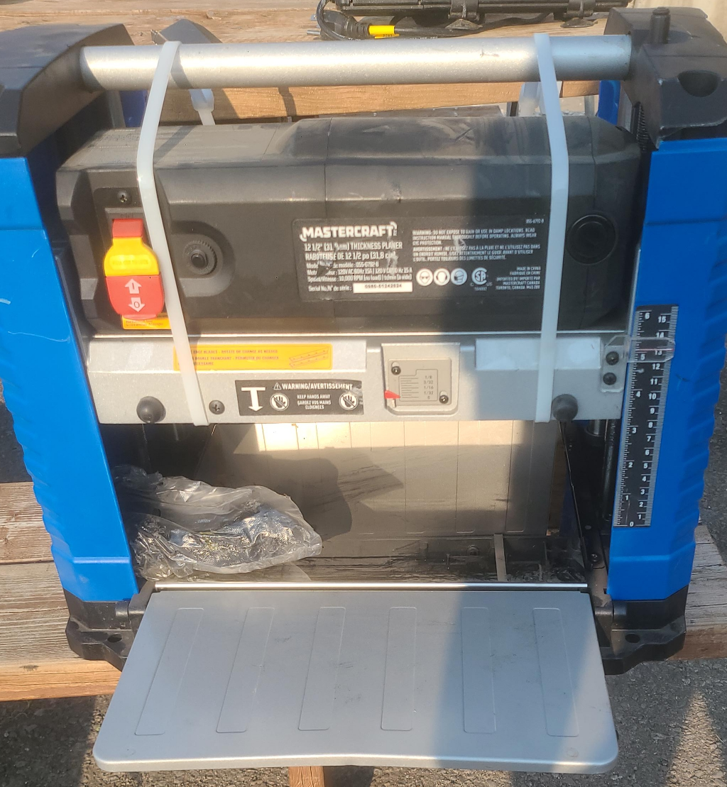 Mastercraft 12 1/2" Thickness Planer thumbnail